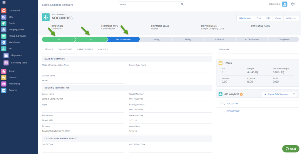 Linbis-Logistics-Software-AirShipment-Documents-Ready - Linbis ...