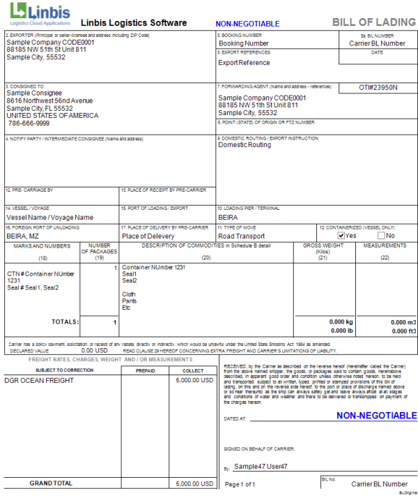 Bill of Lading form: A Guide to Shipping Documents - What is BOL?