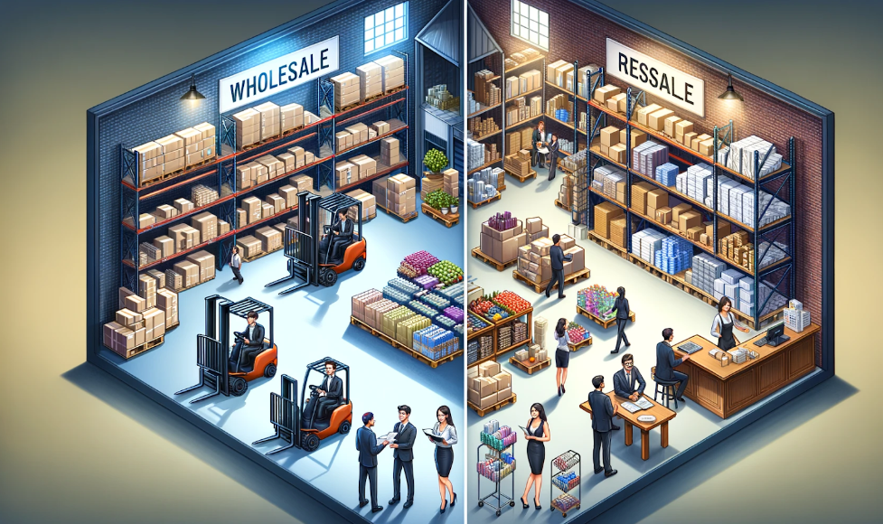 how wholesaler and retailers differ