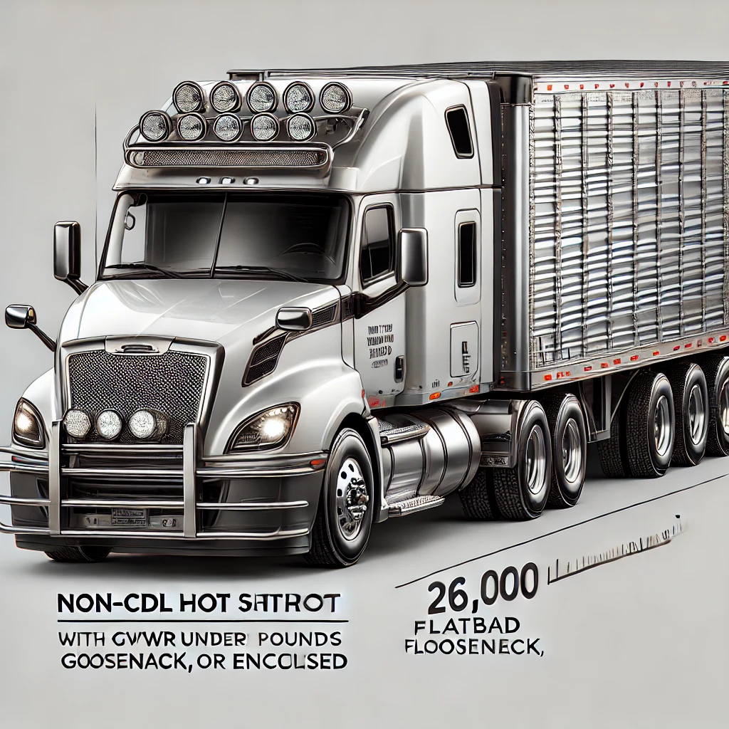 Key Non-CDL Hot Shot Trucking Requirements