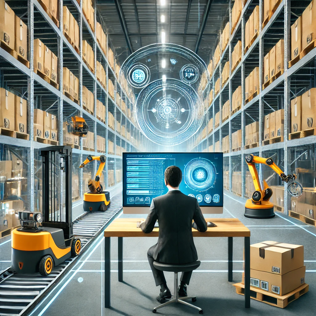 Automated Warehouse Scenario: A Day in the Life of a Fully Automated Warehouse