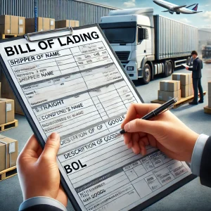 Components of a Straight Bill of Lading