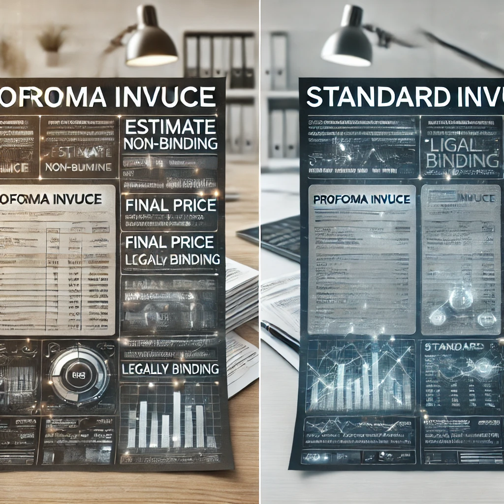 Key Differences Between Proforma and Standard Invoices