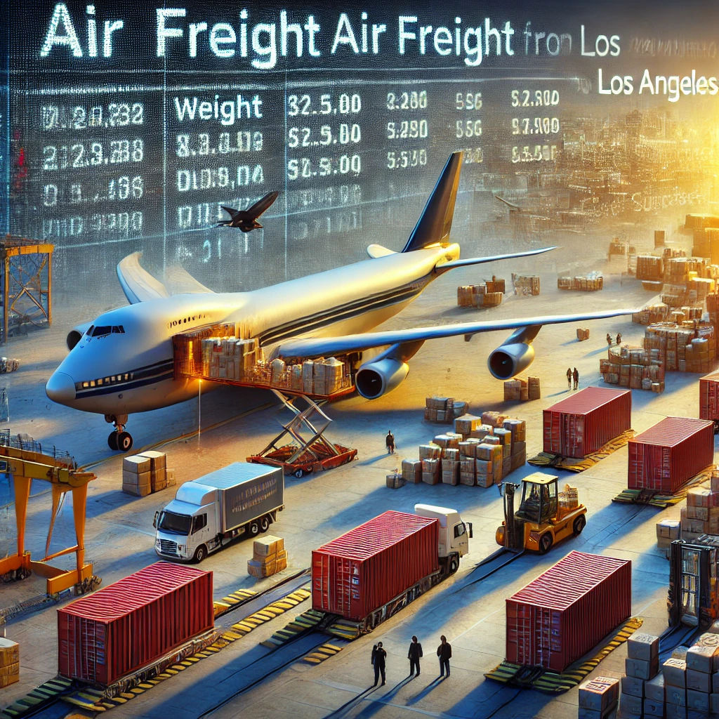 how much for air freight from China to Los Angeles