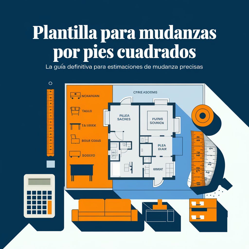 Plantilla para Mudanzas por Pies Cuadrados: La Guía Definitiva para Estimaciones de Mudanza Precisas