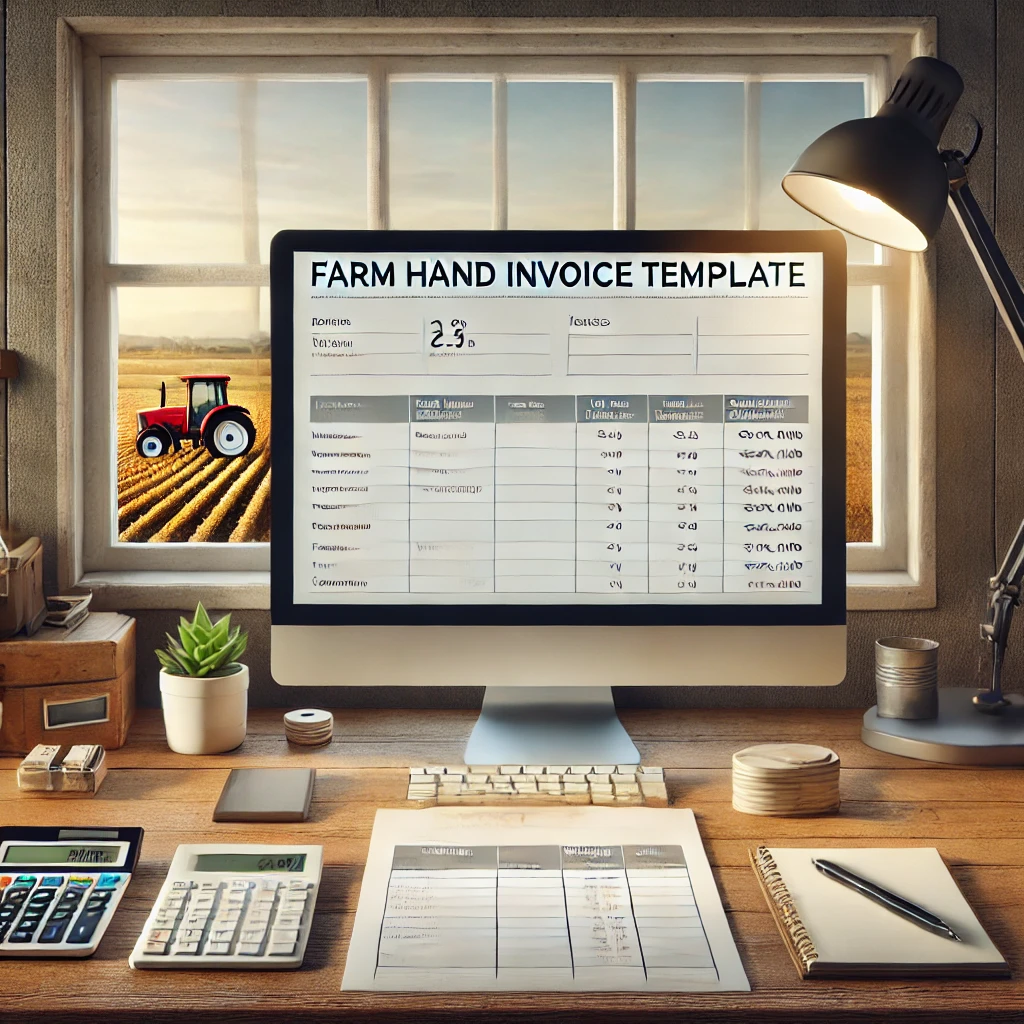Cómo Crear una Plantilla de Factura para Trabajadores Agrícolas